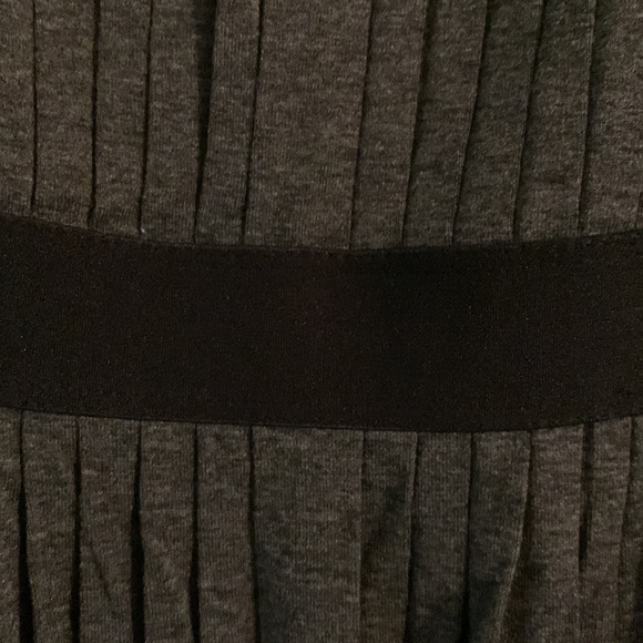 Max Studio Knit Dress, Adjustable Straps, Pleats & Bodice Detailing, Fall Ready - Picture 4 of 5